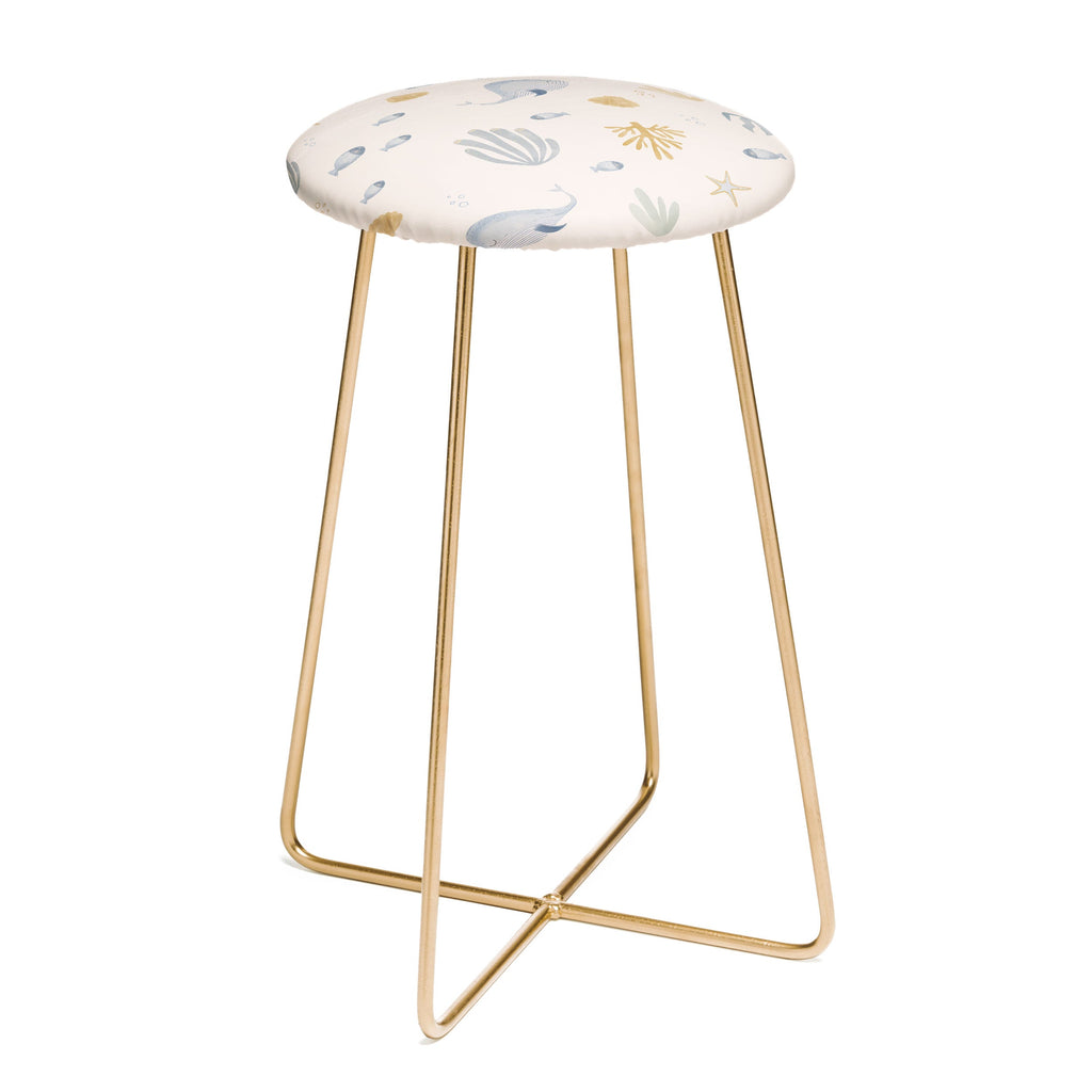 Menina Lisboa Under the Deep Sea Counter Stool