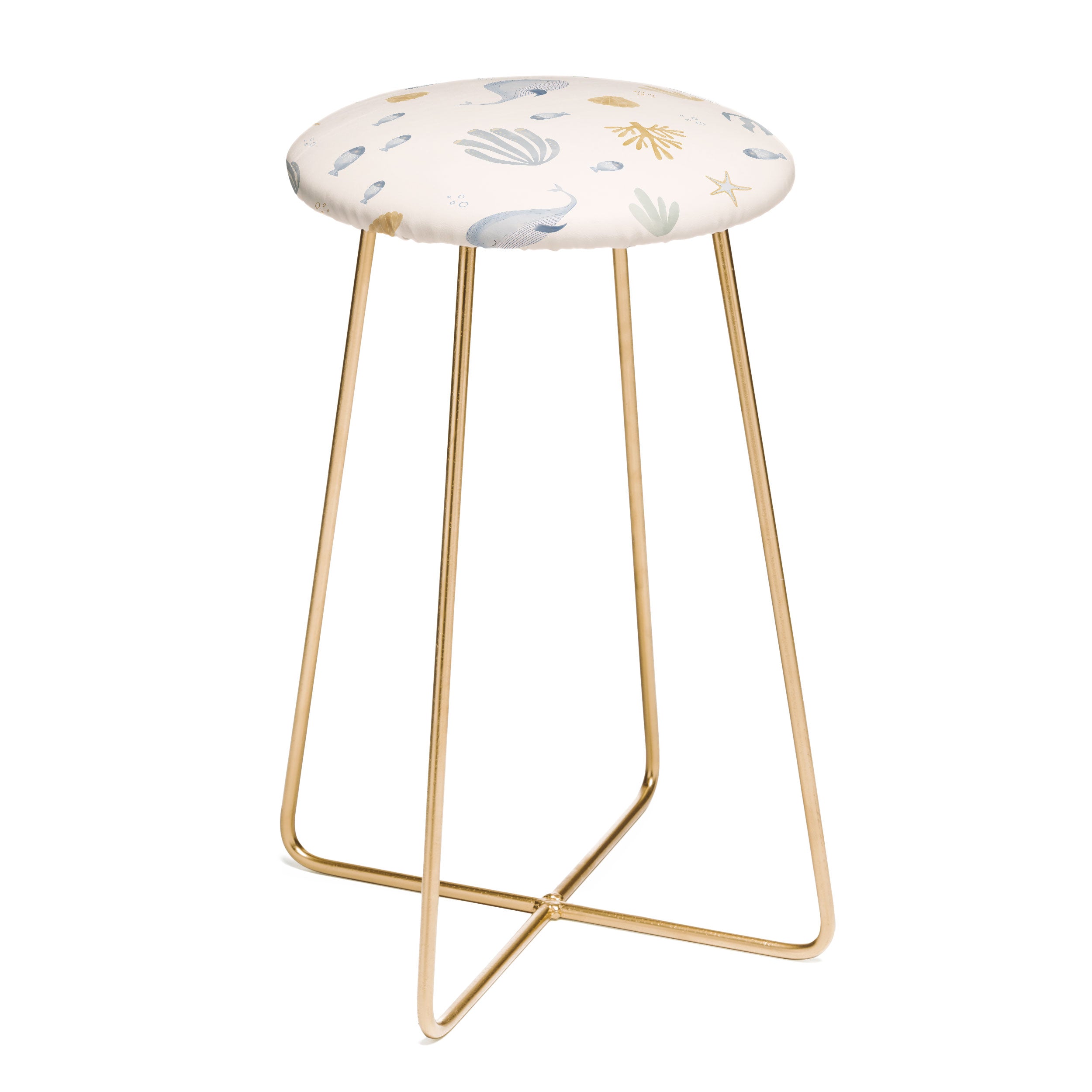 Menina Lisboa Under the Deep Sea Counter Stool