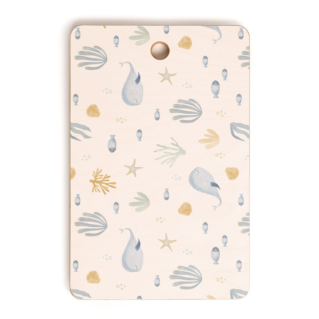 Menina Lisboa Under the Deep Sea Cutting Board Rectangle