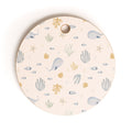 Menina Lisboa Under the Deep Sea Cutting Board Round