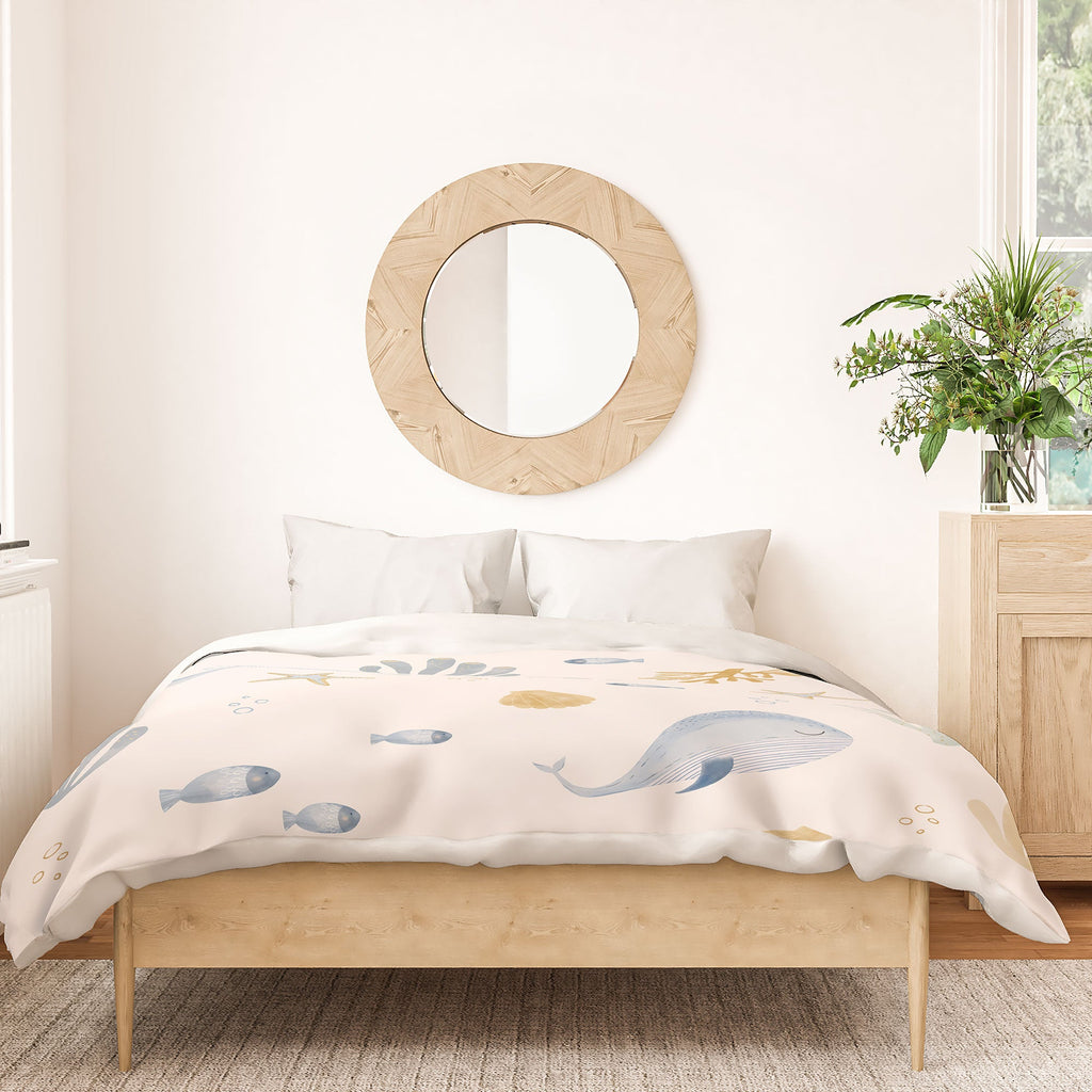 Menina Lisboa Under the Deep Sea Duvet Cover