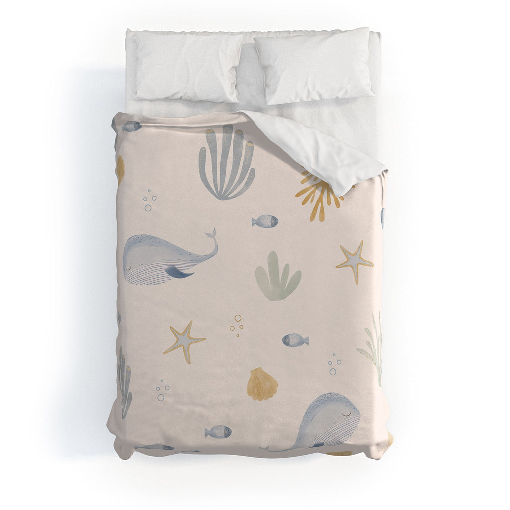Menina Lisboa Under the Deep Sea Duvet Cover