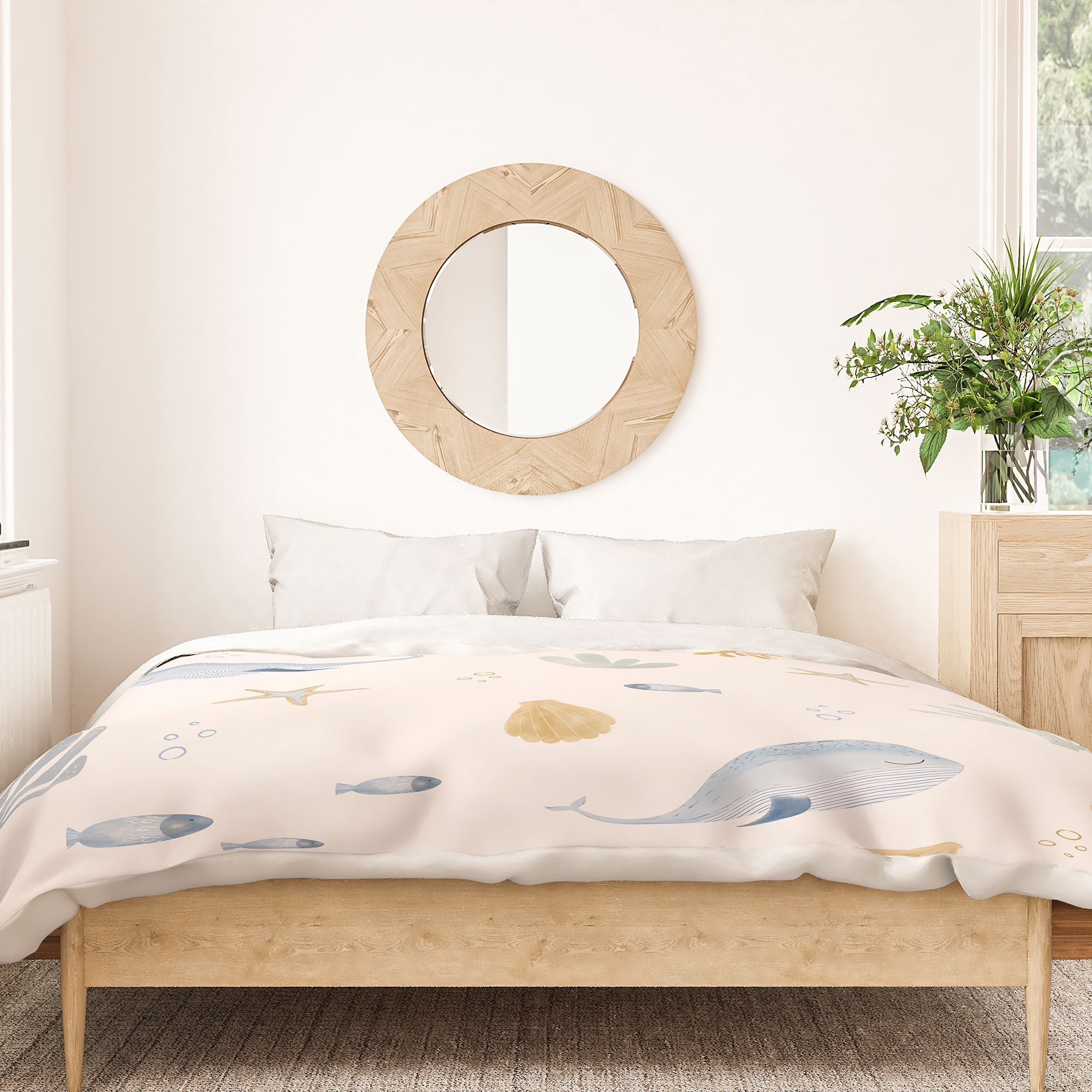 Menina Lisboa Under the Deep Sea Duvet Cover