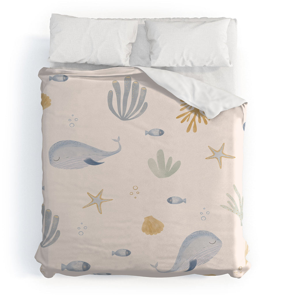 Menina Lisboa Under the Deep Sea Duvet Cover