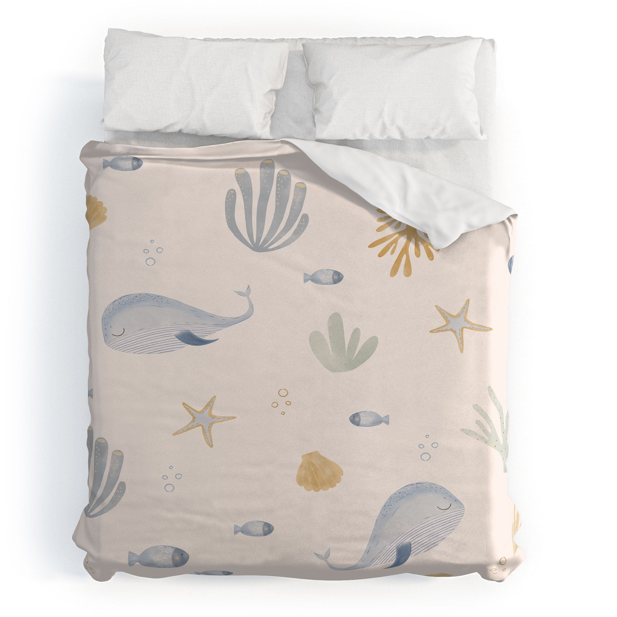Menina Lisboa Under the Deep Sea Duvet Cover