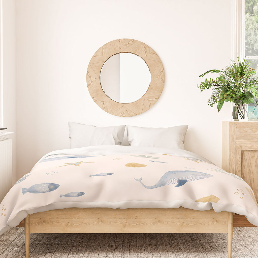 Menina Lisboa Under the Deep Sea Duvet Cover