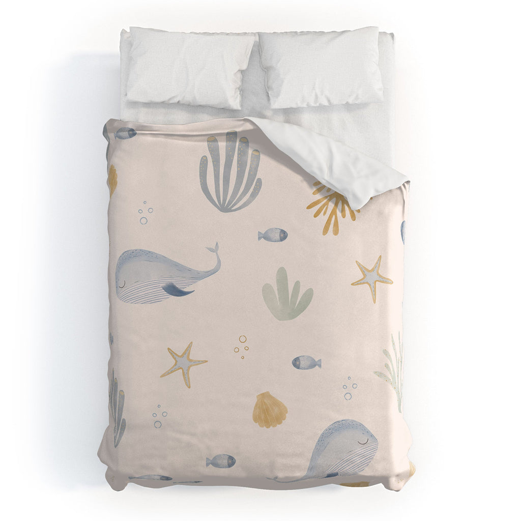 Menina Lisboa Under the Deep Sea Duvet Cover