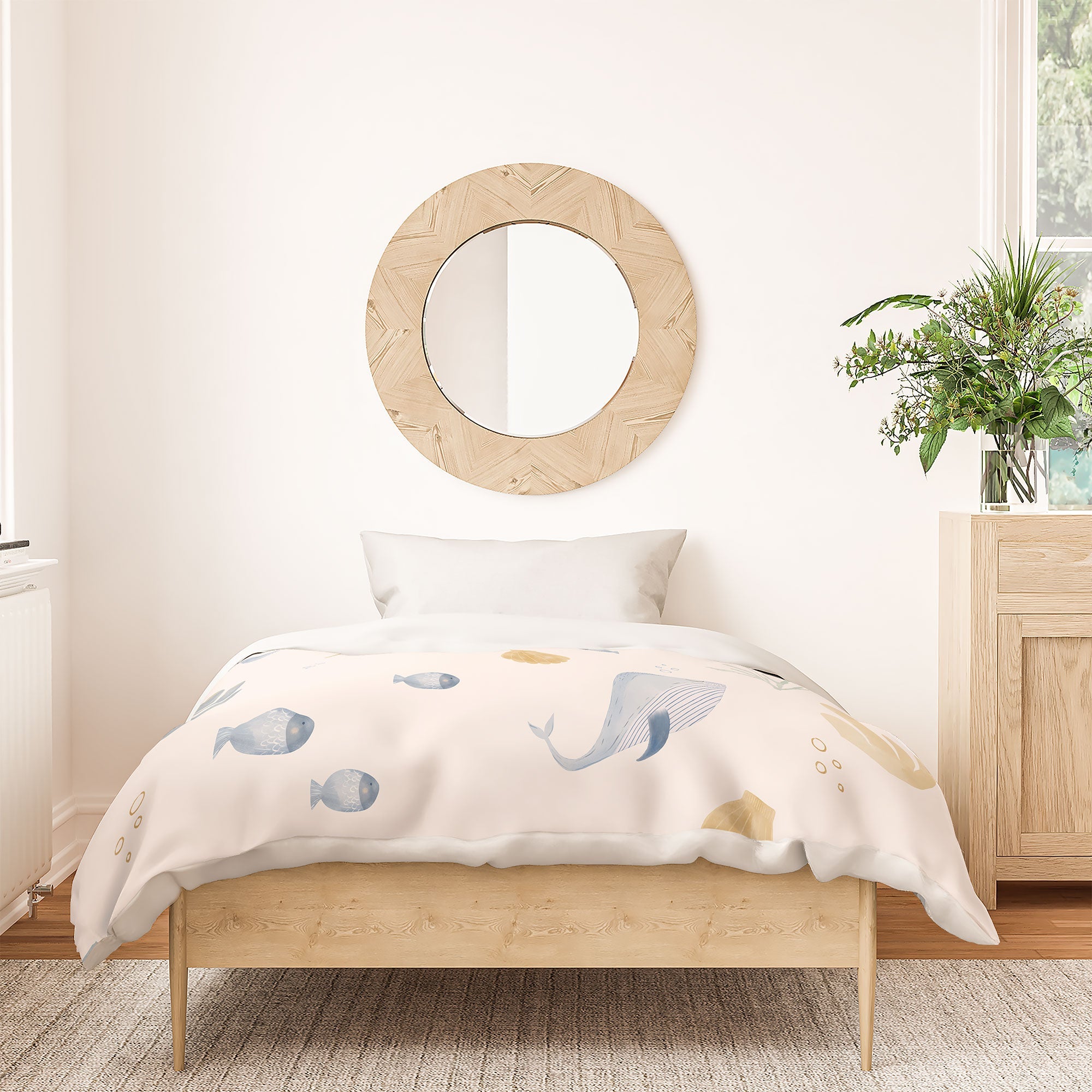 Menina Lisboa Under the Deep Sea Duvet Cover