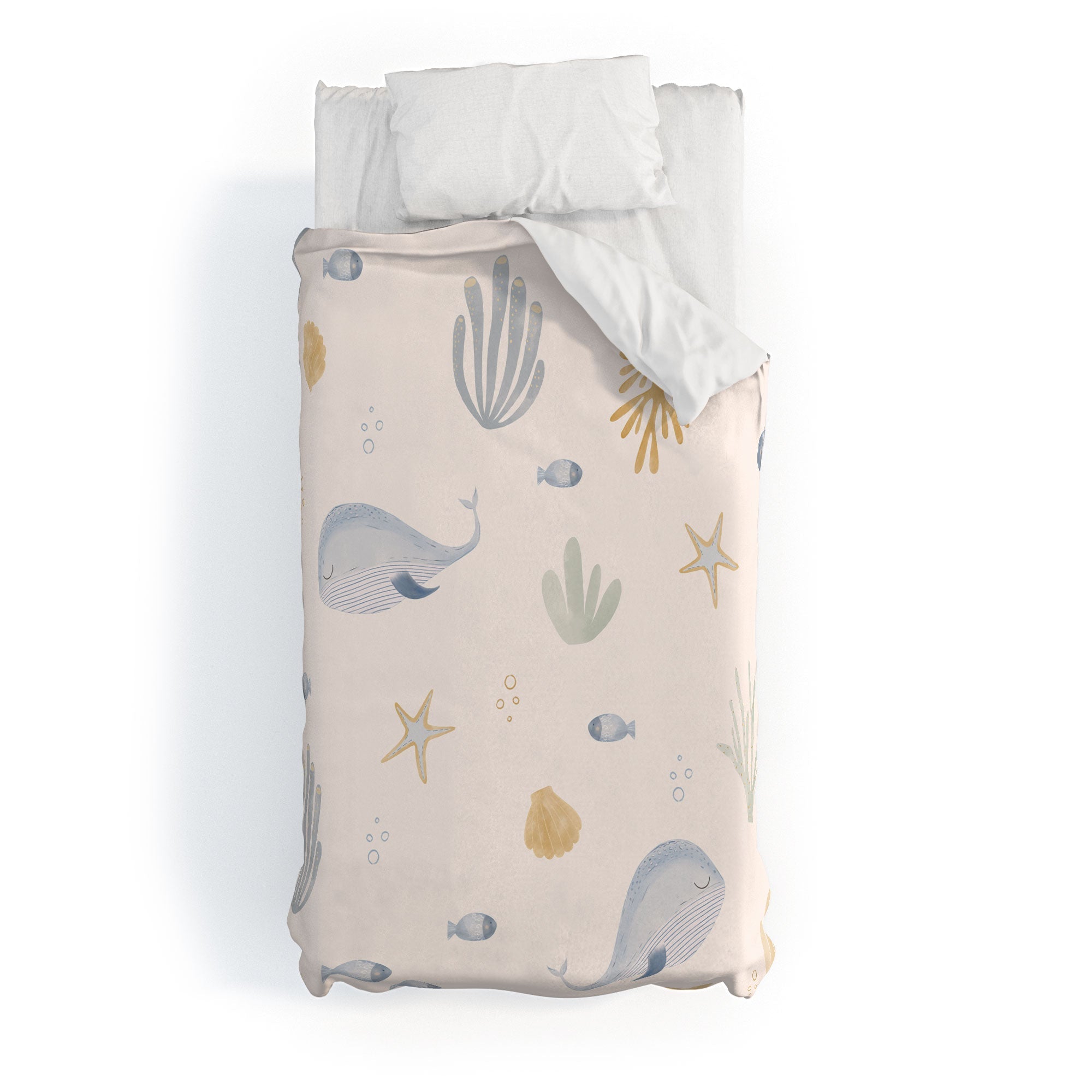 Menina Lisboa Under the Deep Sea Duvet Cover