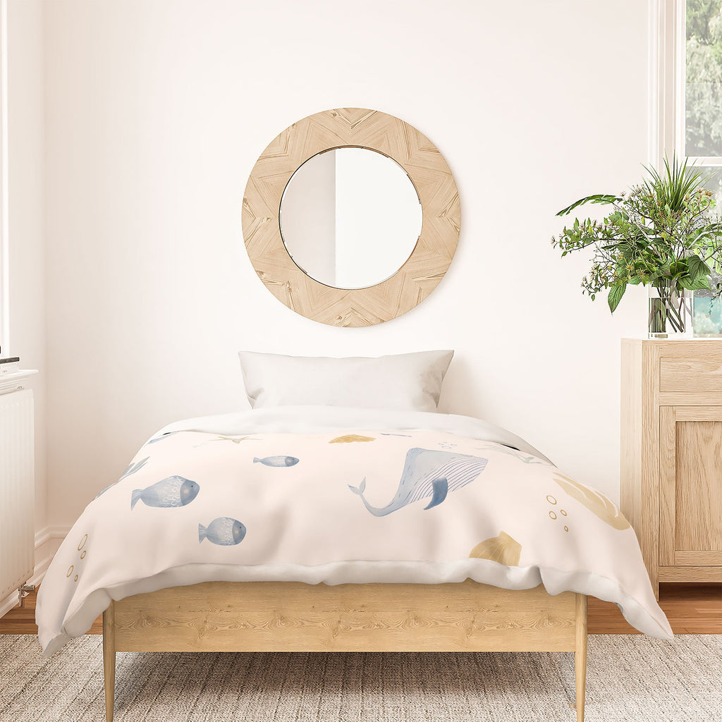 Menina Lisboa Under the Deep Sea Duvet Cover