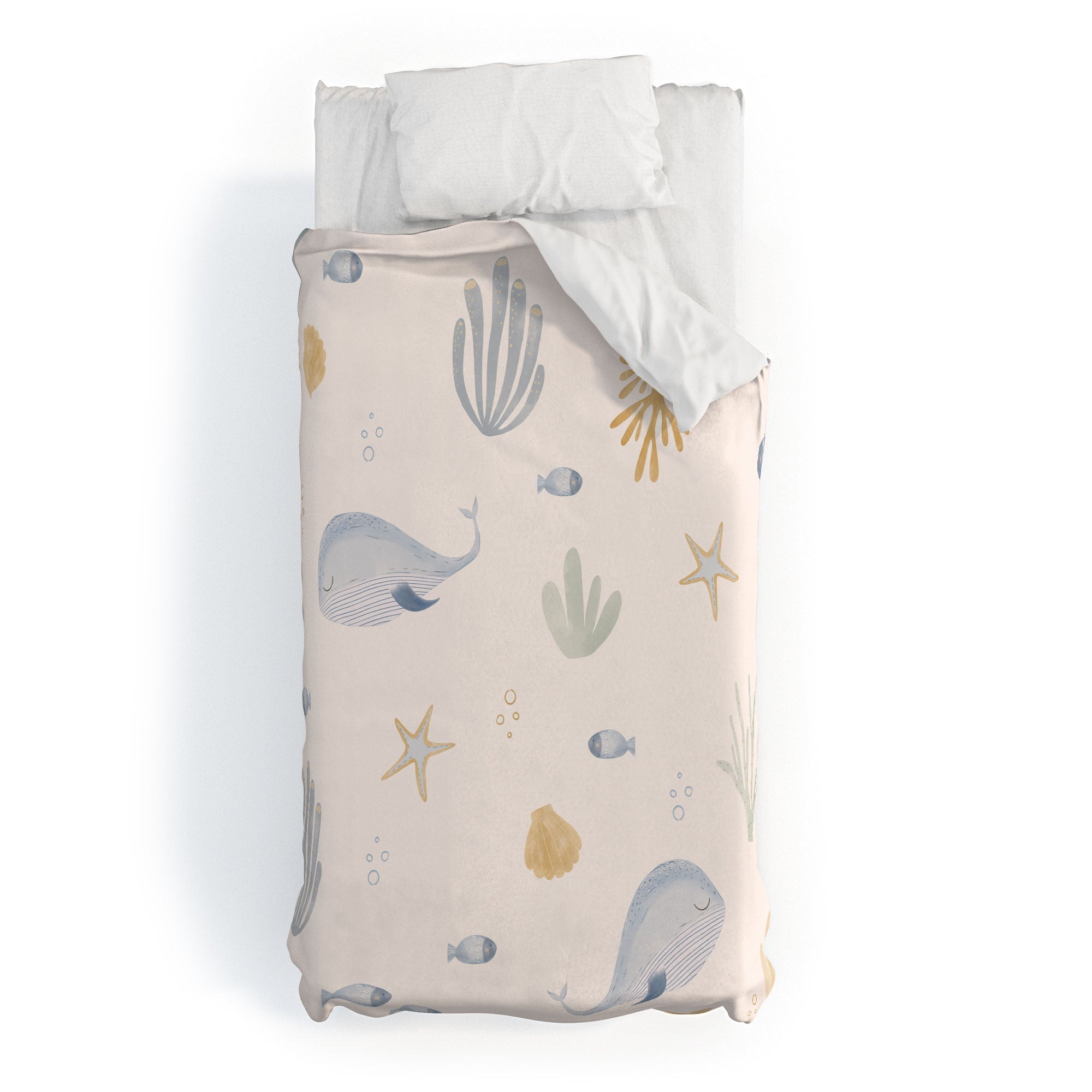 Menina Lisboa Under the Deep Sea Duvet Cover