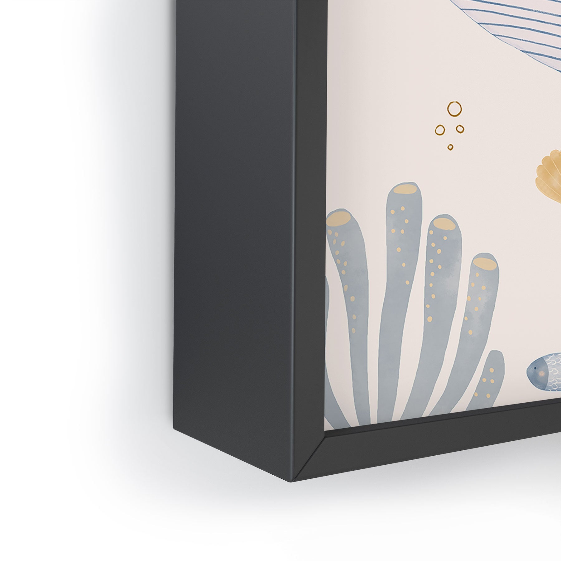 Menina Lisboa Under the Deep Sea Framed Mini Art Print