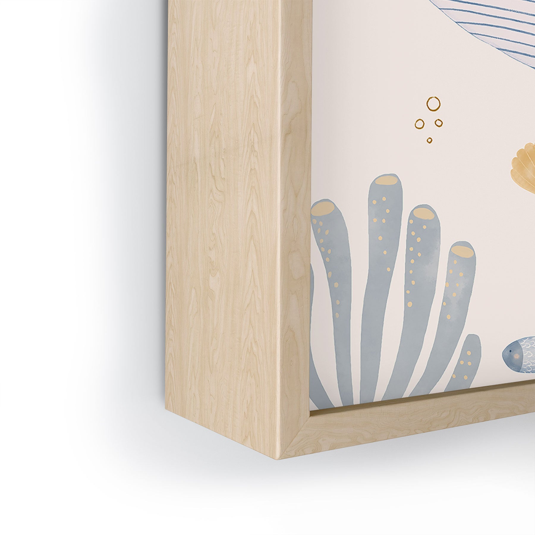 Menina Lisboa Under the Deep Sea Framed Mini Art Print