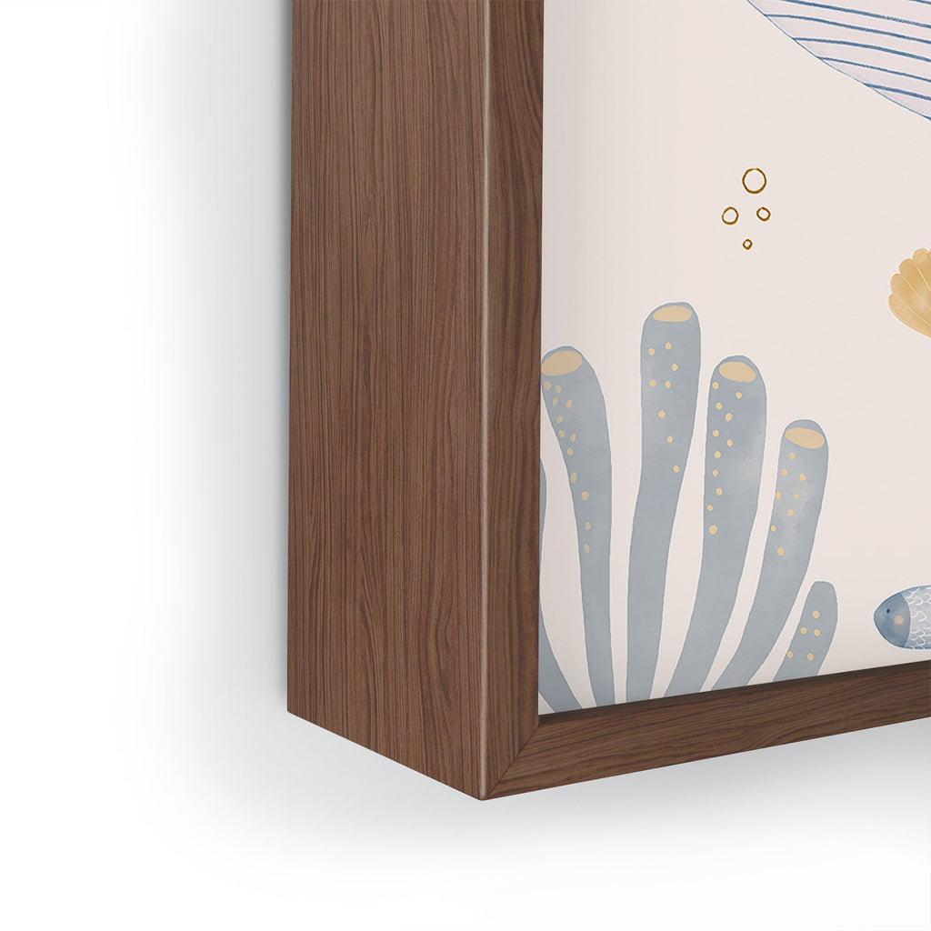 Menina Lisboa Under the Deep Sea Framed Mini Art Print