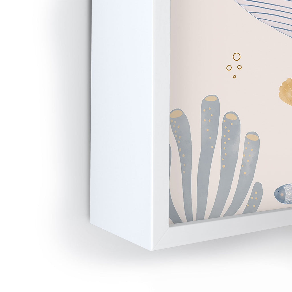 Menina Lisboa Under the Deep Sea Framed Mini Art Print