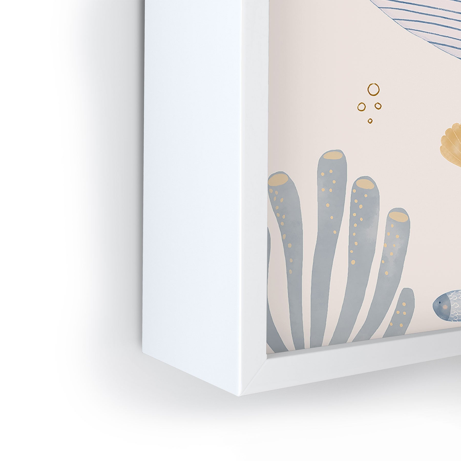 Menina Lisboa Under the Deep Sea Framed Mini Art Print