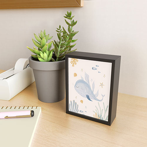 Menina Lisboa Under the Deep Sea Framed Mini Art Print