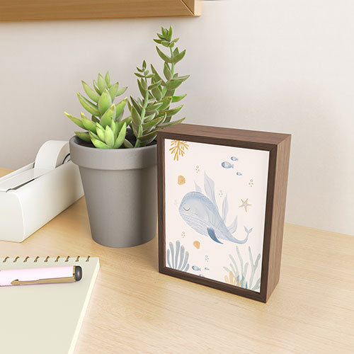 Menina Lisboa Under the Deep Sea Framed Mini Art Print