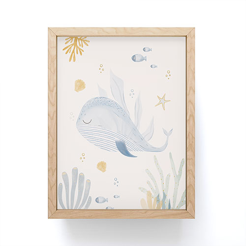 Menina Lisboa Under the Deep Sea Framed Mini Art Print