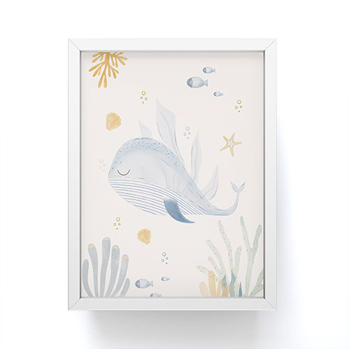 Menina Lisboa Under the Deep Sea Framed Mini Art Print