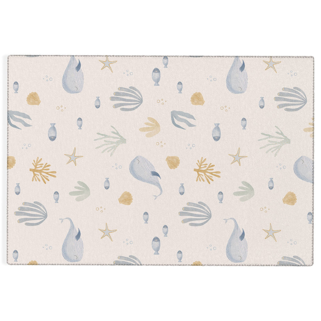 Menina Lisboa Under the Deep Sea Outdoor Rug