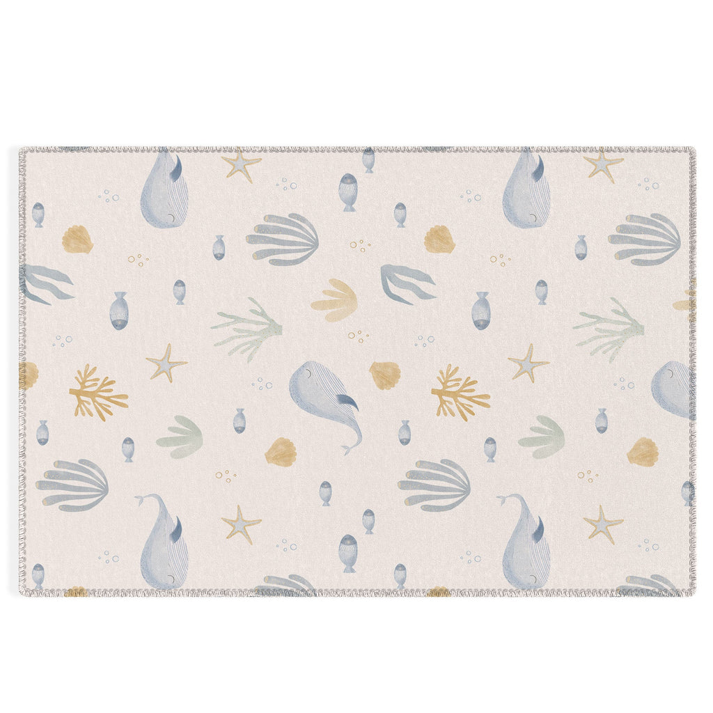 Menina Lisboa Under the Deep Sea Outdoor Rug