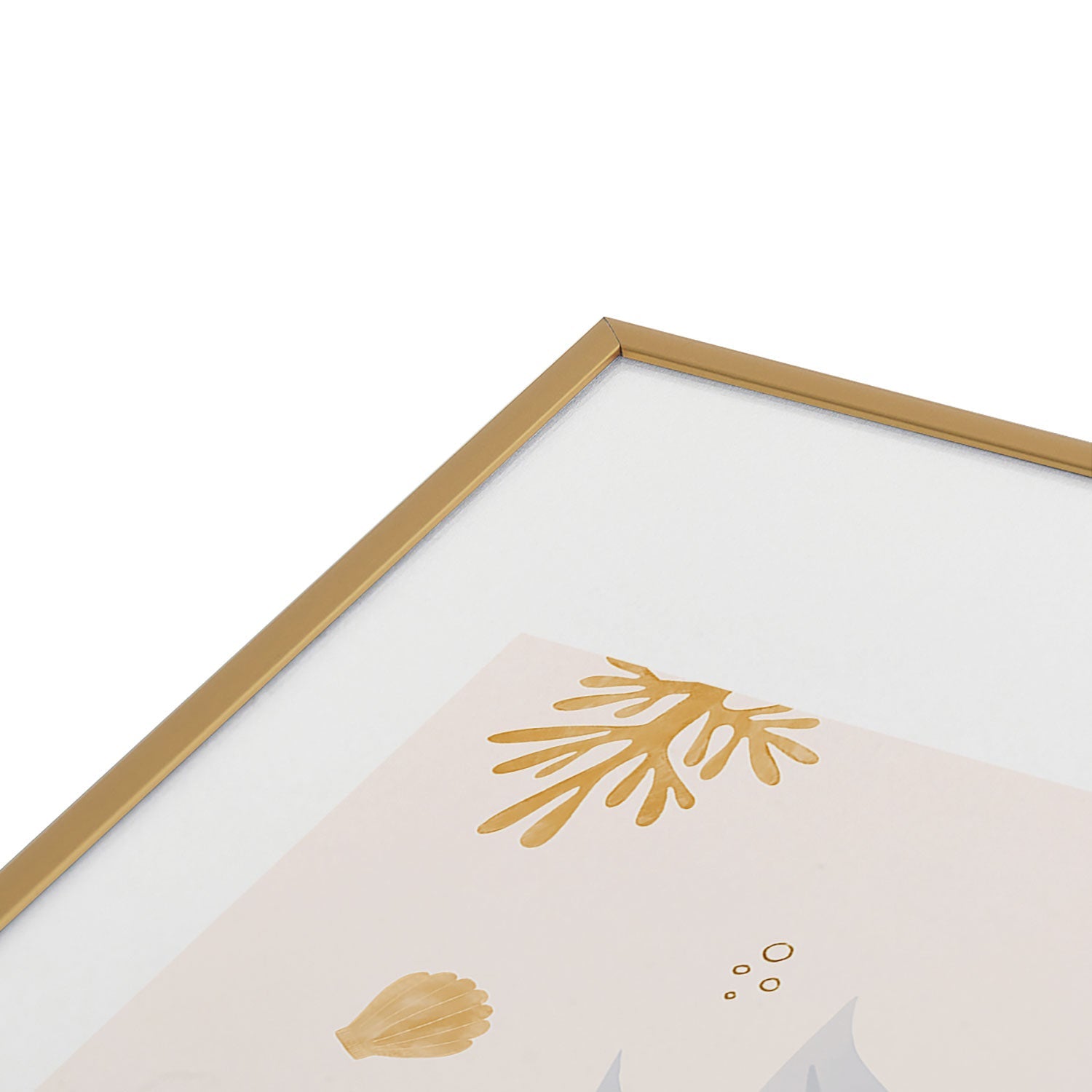 Menina Lisboa Under the Deep Sea Metal Framed Art Print