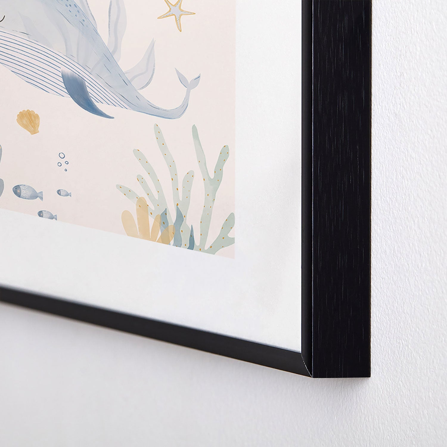 Menina Lisboa Under the Deep Sea Metal Framed Art Print