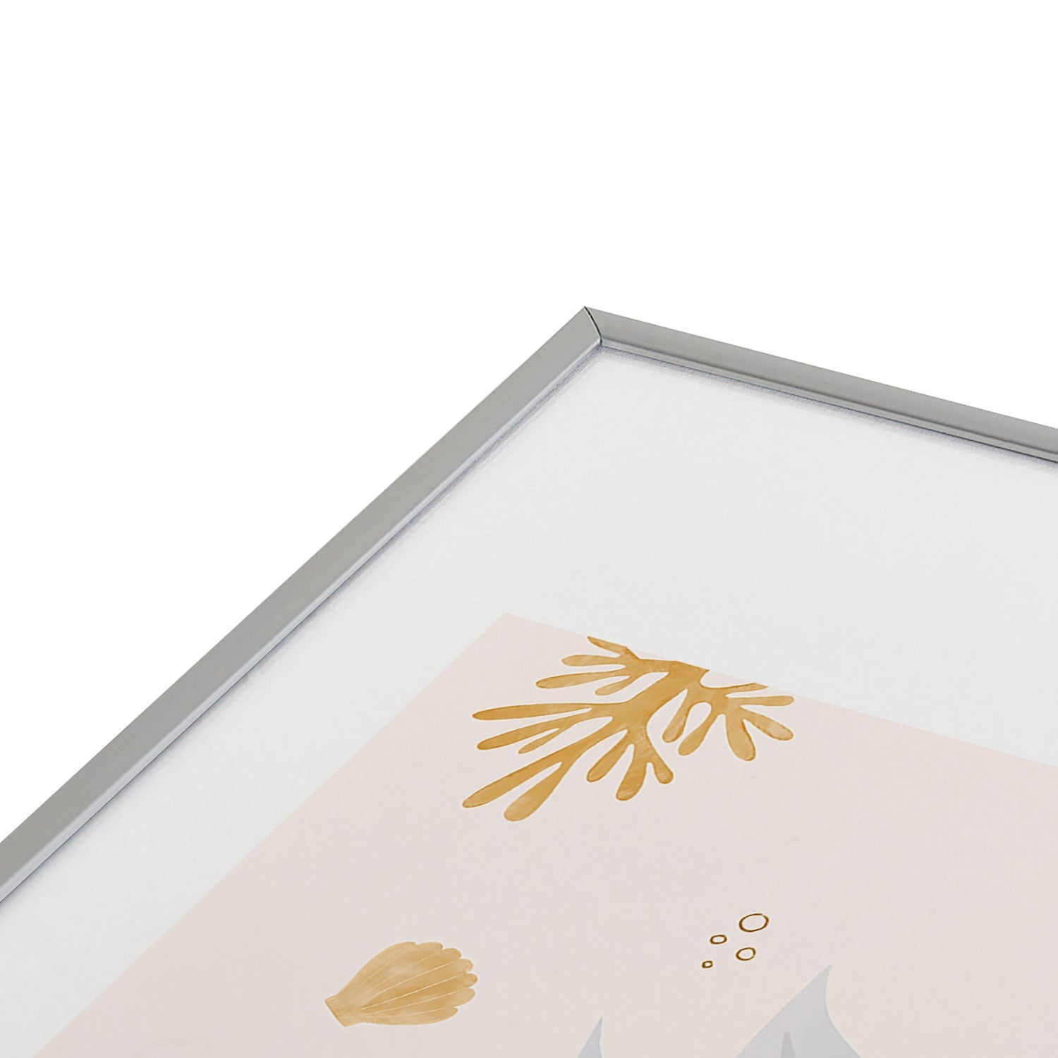 Menina Lisboa Under the Deep Sea Metal Framed Art Print
