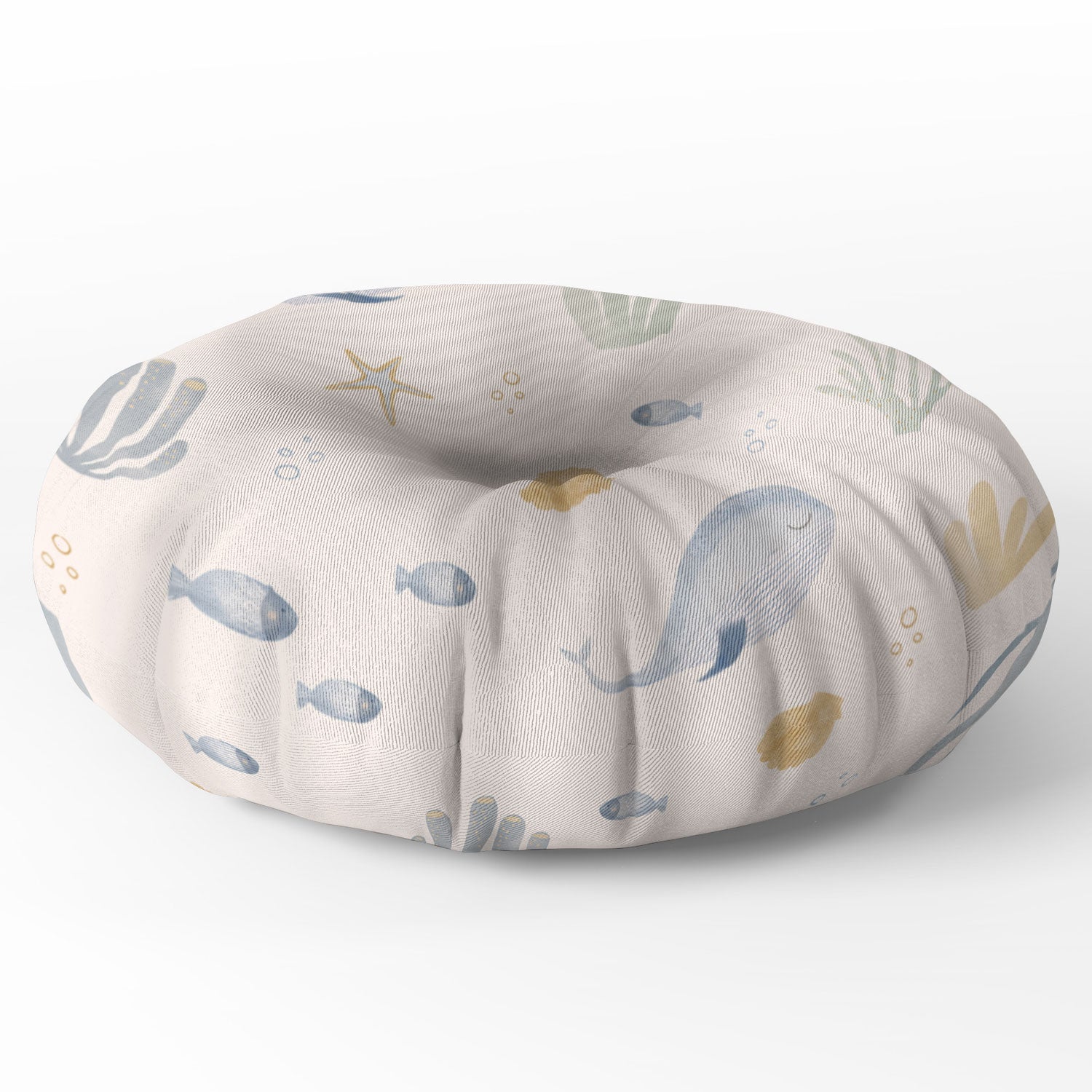 Menina Lisboa Under the Deep Sea Floor Pillow Round