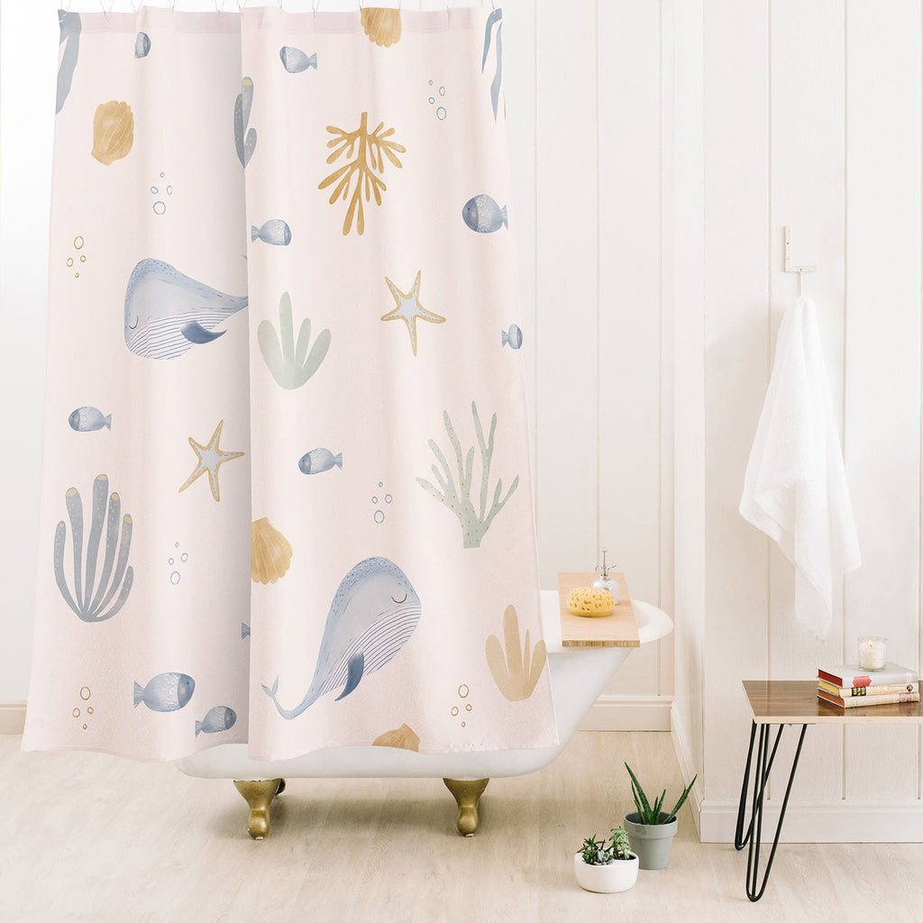 Menina Lisboa Under the Deep Sea Shower Curtain