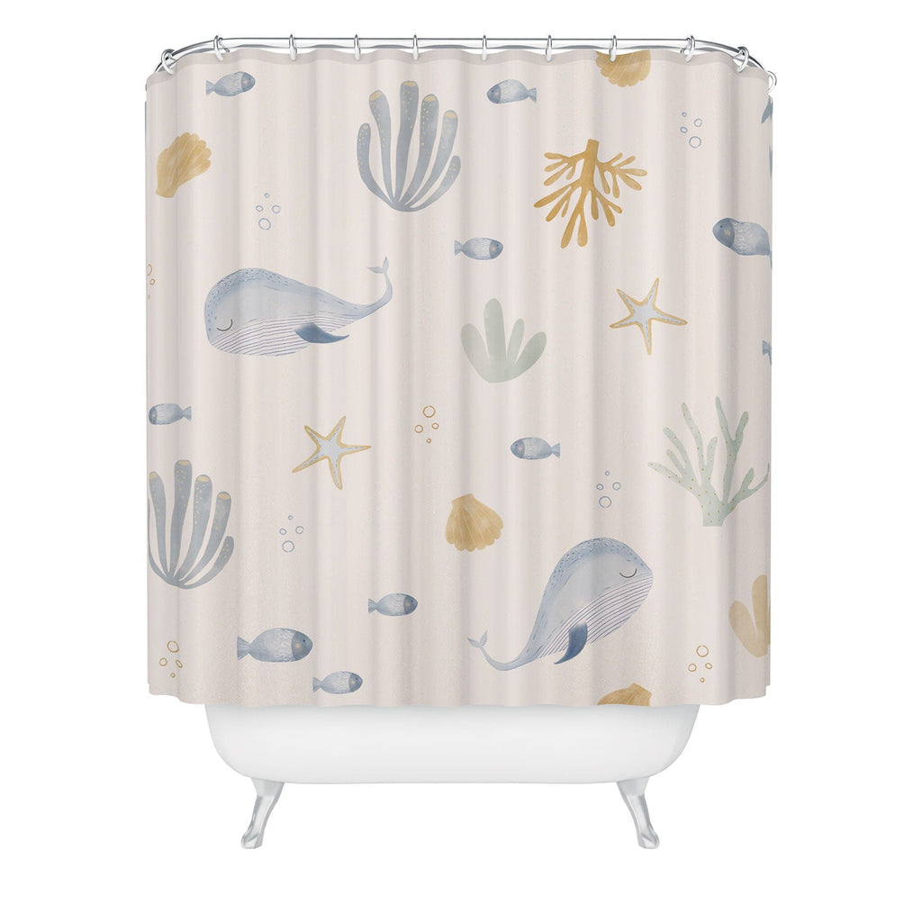 Menina Lisboa Under the Deep Sea Shower Curtain