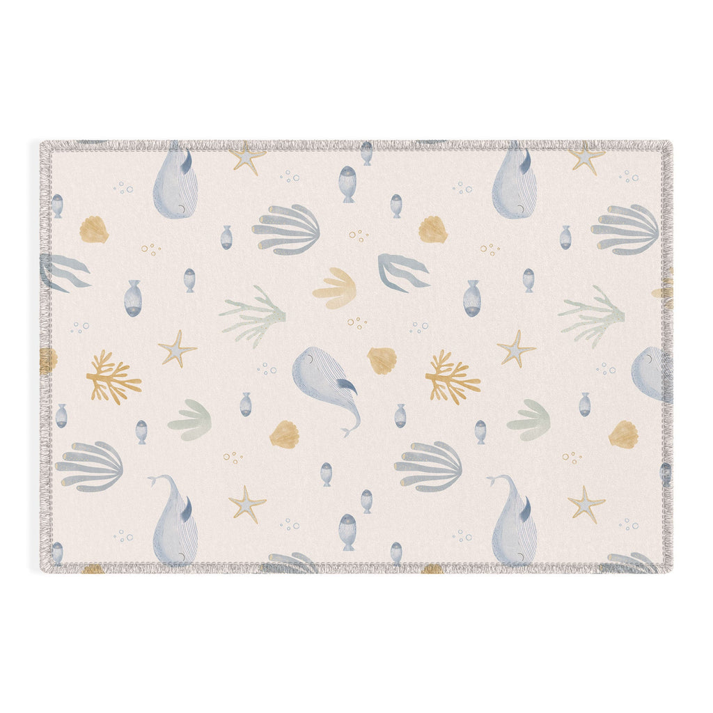 Menina Lisboa Under the Deep Sea Outdoor Rug