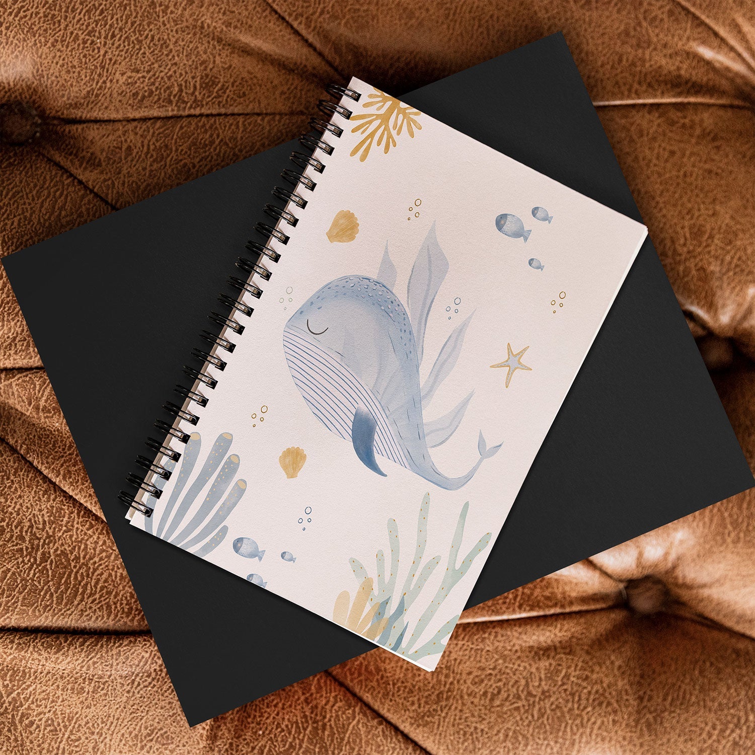 Menina Lisboa Under the Deep Sea Spiral Notebook