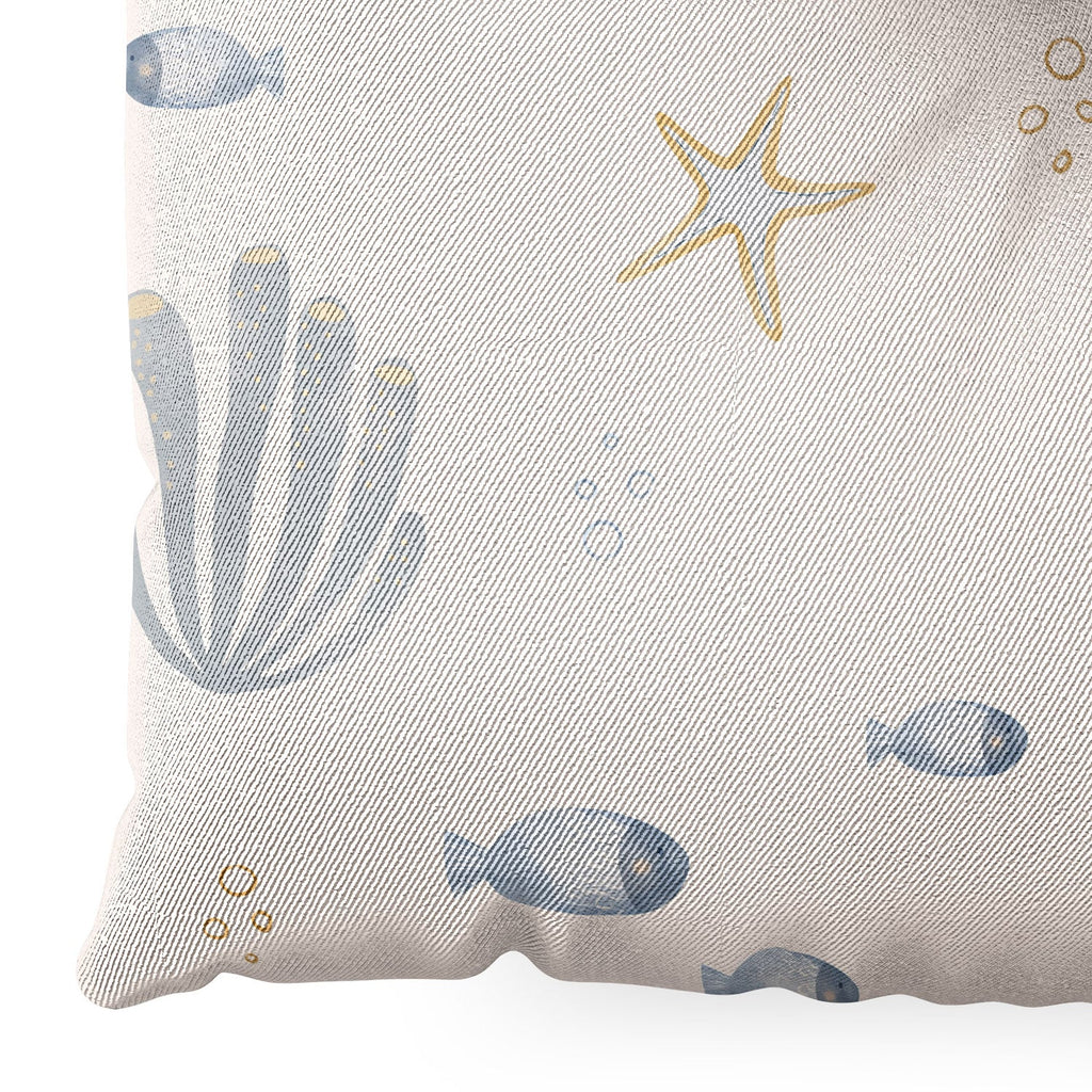 Menina Lisboa Under the Deep Sea Floor Pillow Square