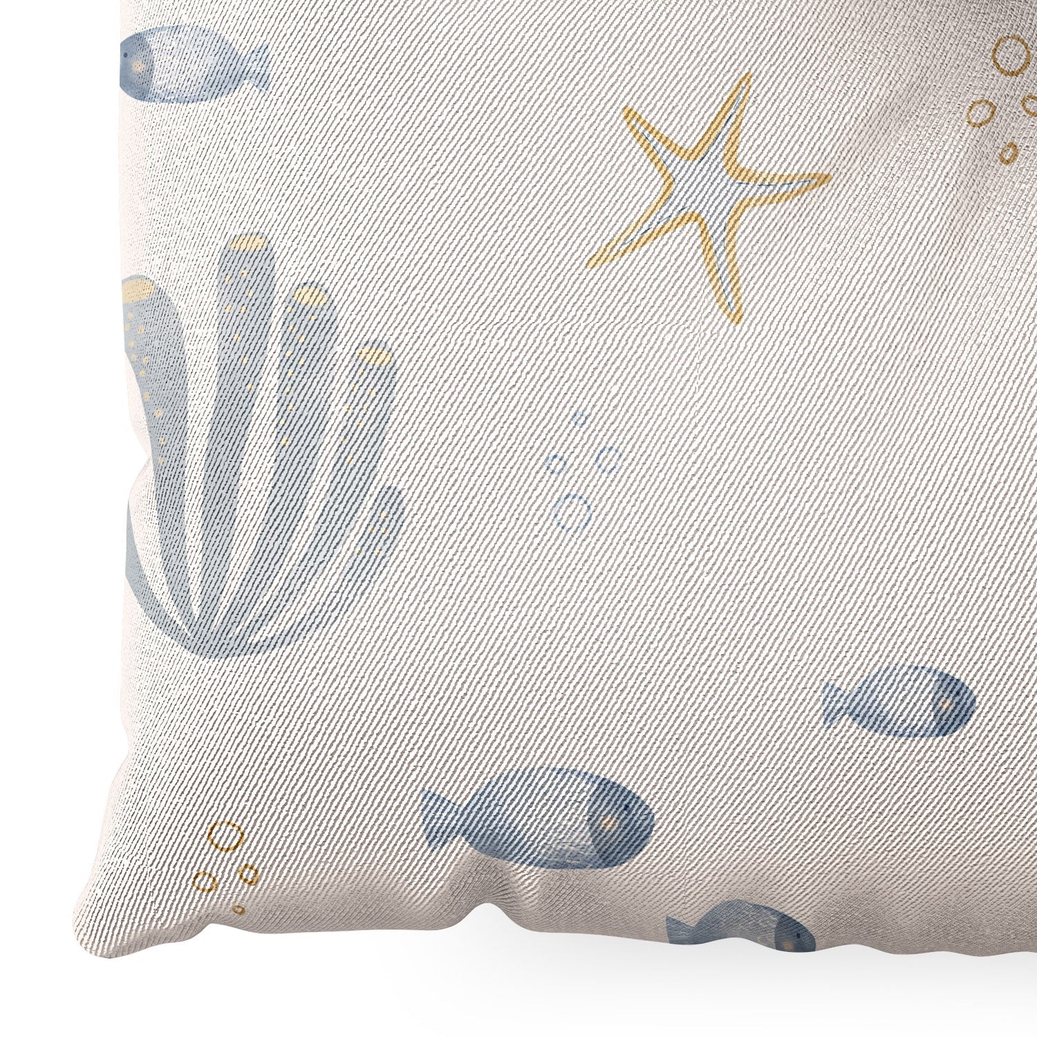 Menina Lisboa Under the Deep Sea Floor Pillow Square