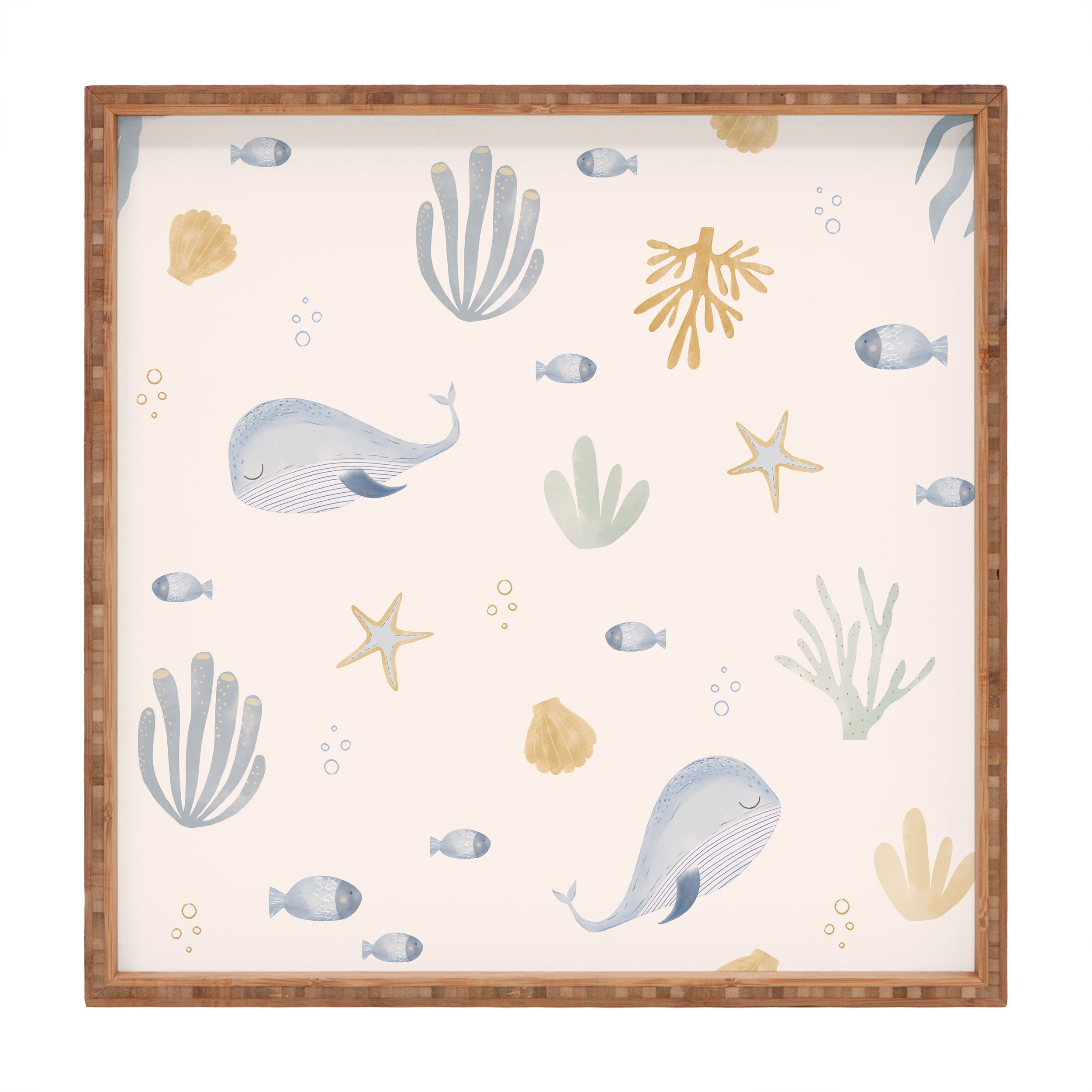 Menina Lisboa Under the Deep Sea Square Tray
