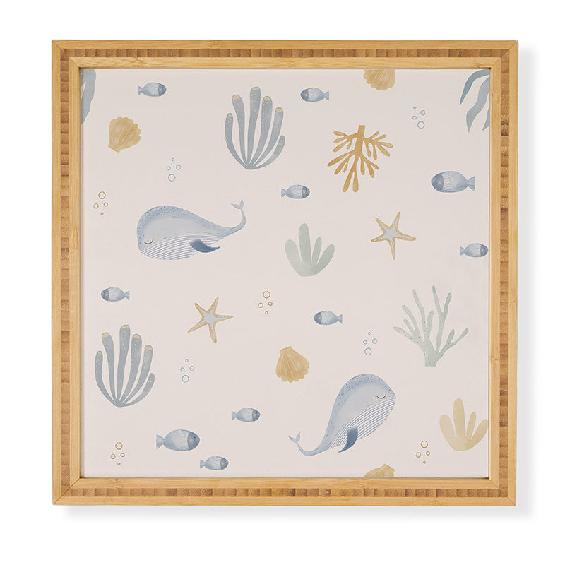 Menina Lisboa Under the Deep Sea Framed Wall Art