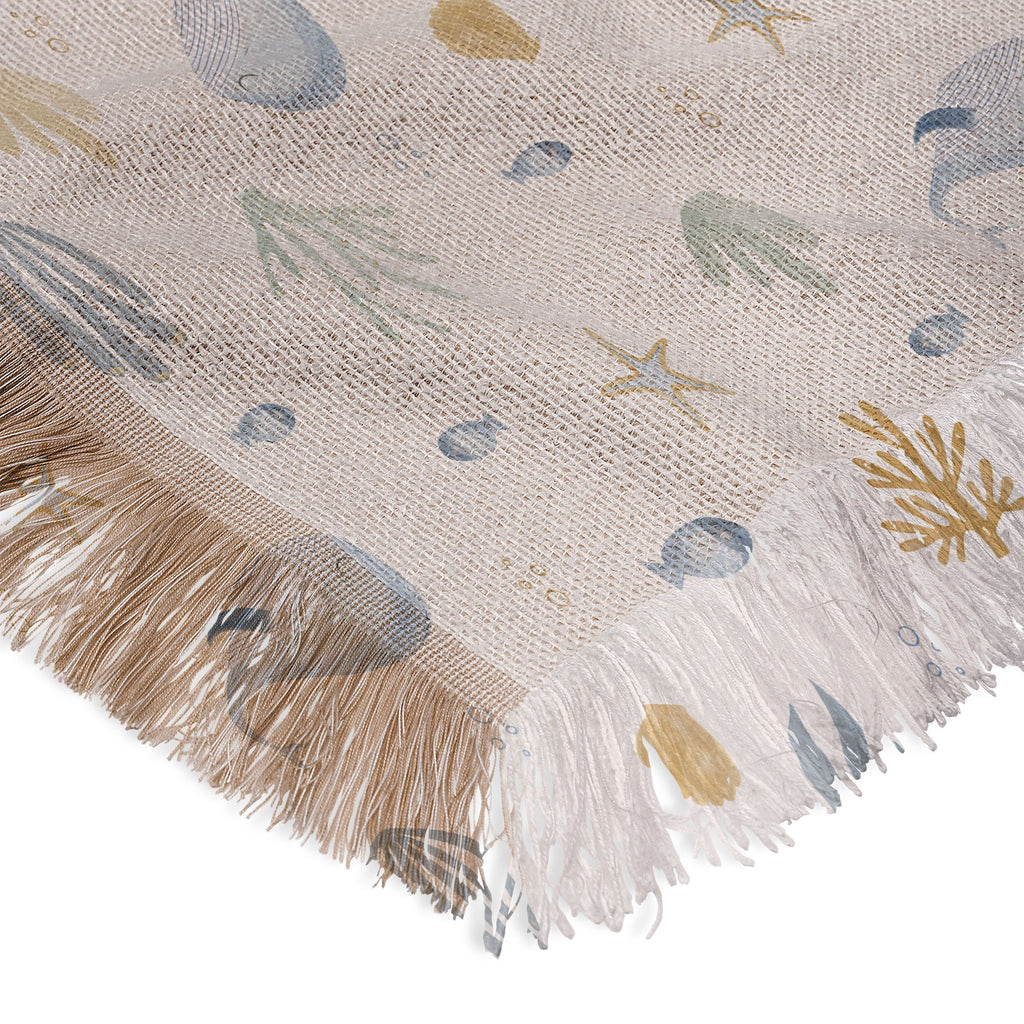 Menina Lisboa Under the Deep Sea Throw Blanket