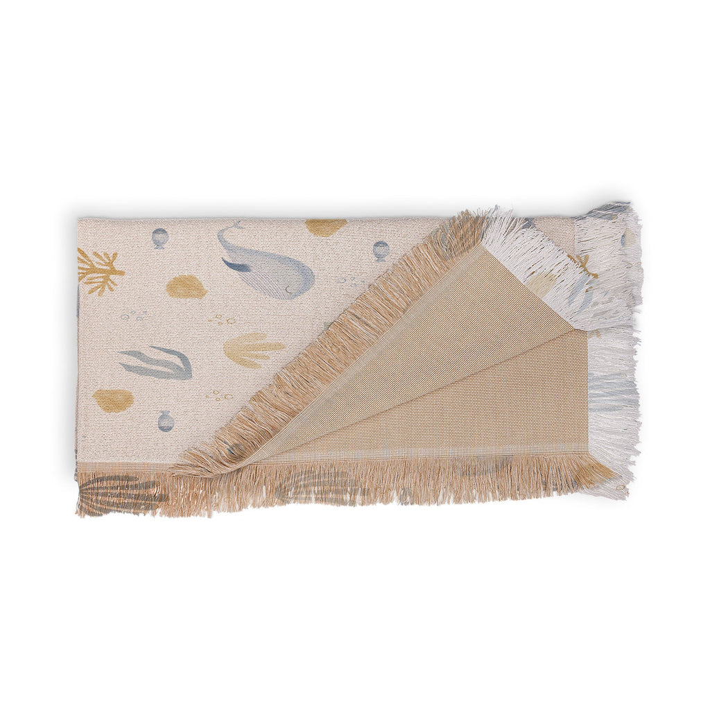 Menina Lisboa Under the Deep Sea Throw Blanket