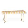 Menina Lisboa Yellow Pink Gingham Bench