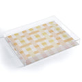 Menina Lisboa Yellow Pink Gingham Acrylic Tray
