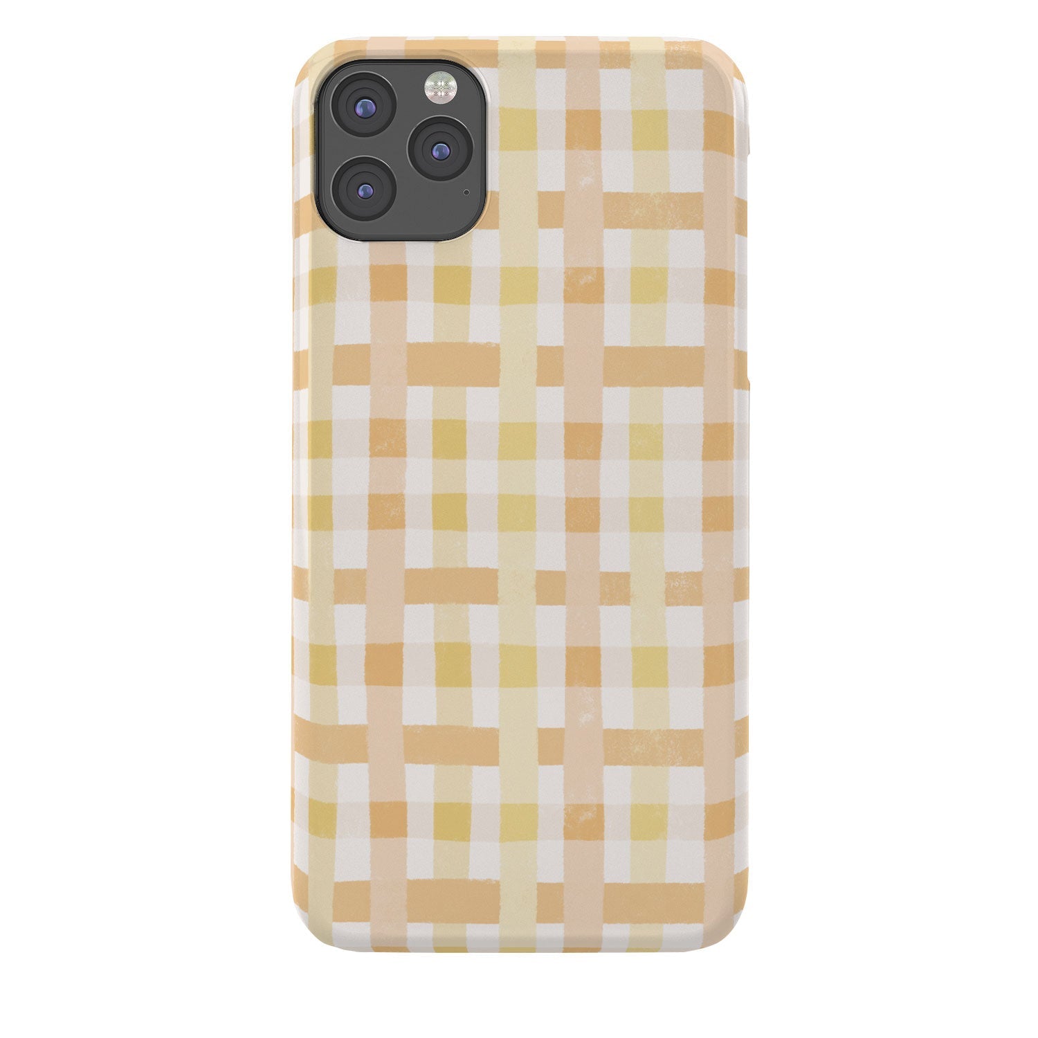 Menina Lisboa Yellow Pink Gingham Phone Case