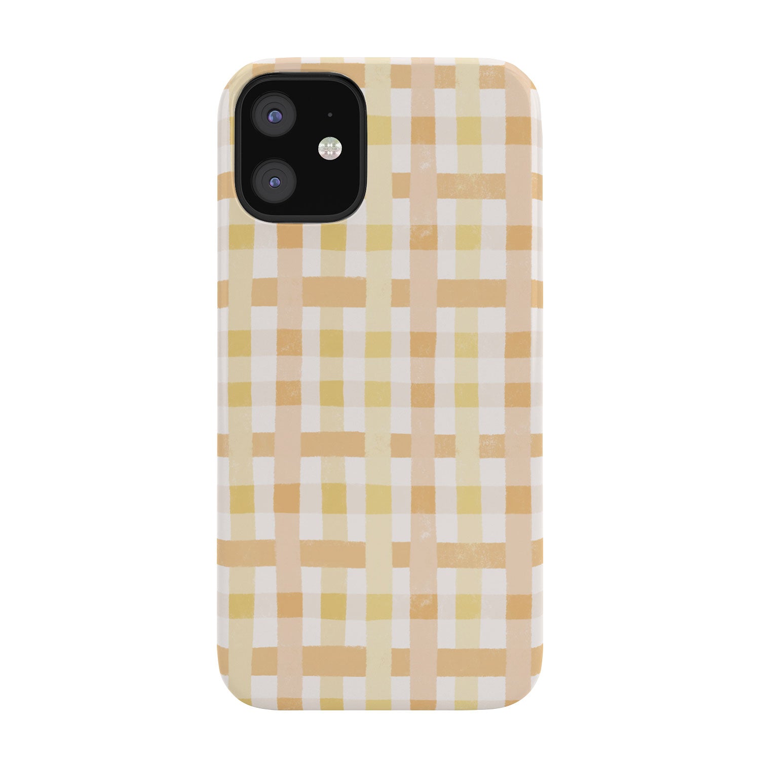 Menina Lisboa Yellow Pink Gingham Phone Case