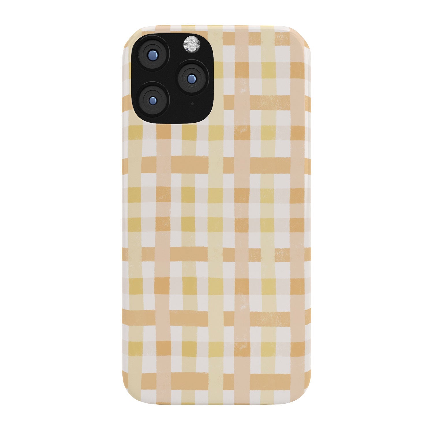 Menina Lisboa Yellow Pink Gingham Phone Case