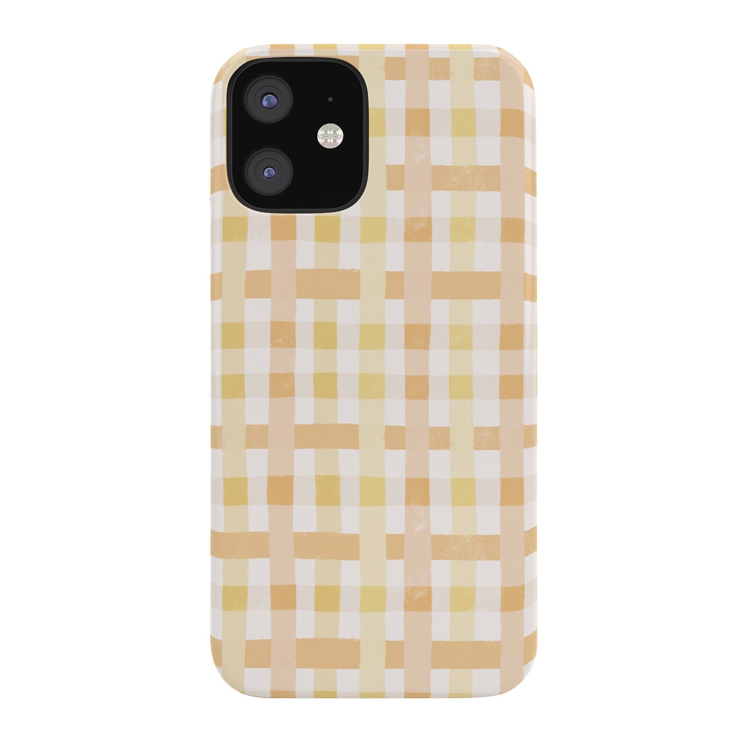 Menina Lisboa Yellow Pink Gingham Phone Case