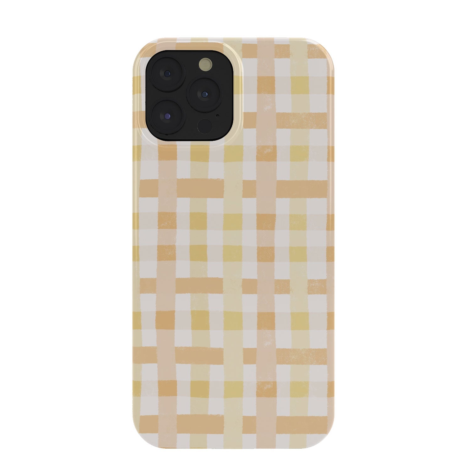 Menina Lisboa Yellow Pink Gingham Phone Case
