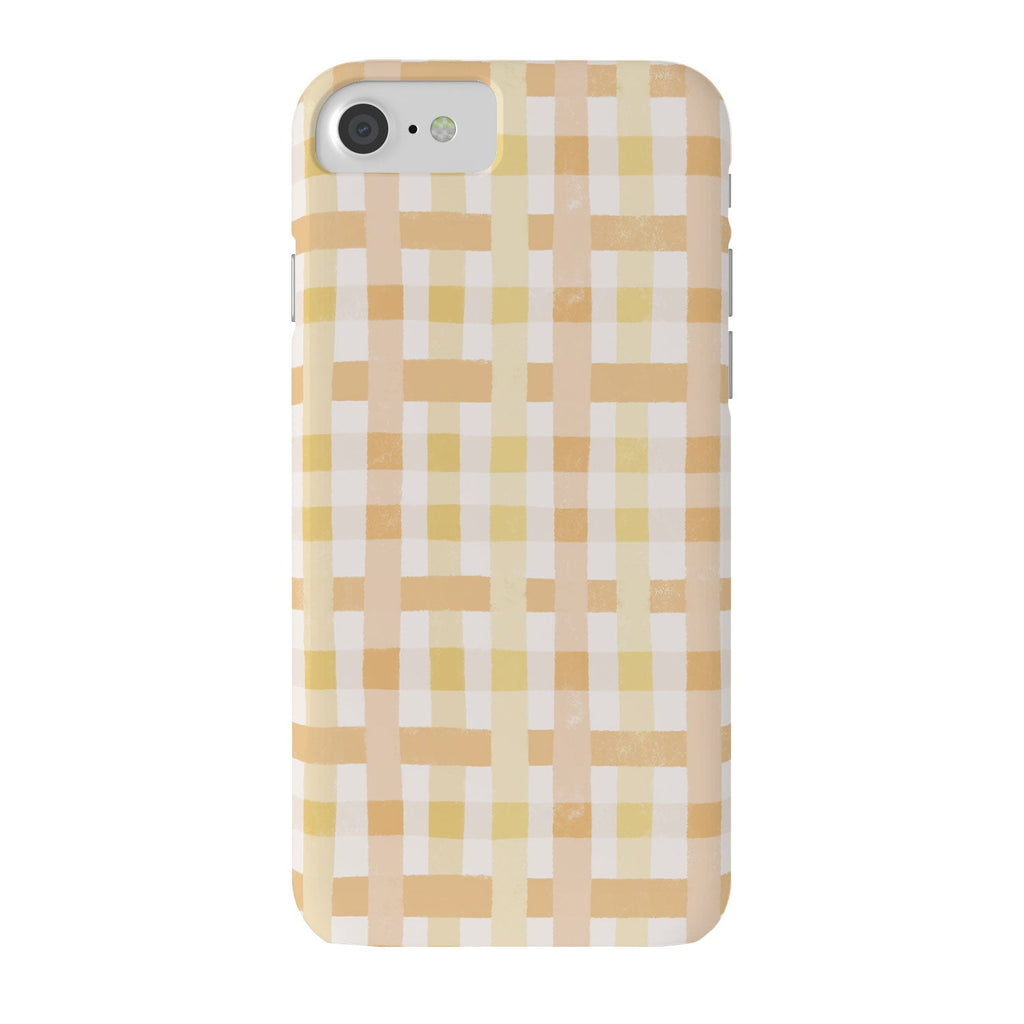 Menina Lisboa Yellow Pink Gingham Phone Case