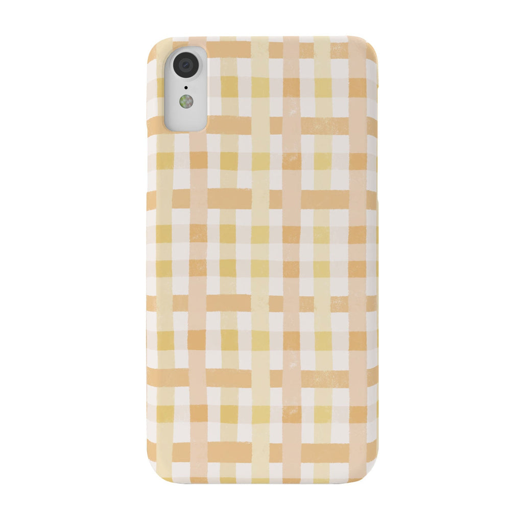 Menina Lisboa Yellow Pink Gingham Phone Case