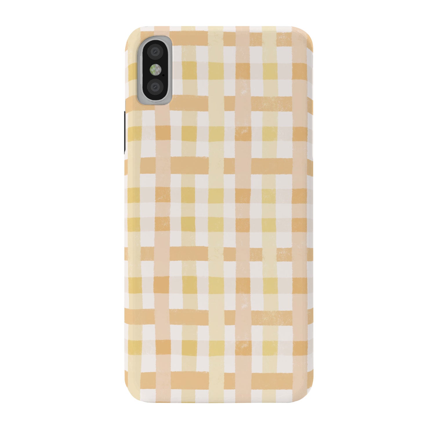 Menina Lisboa Yellow Pink Gingham Phone Case